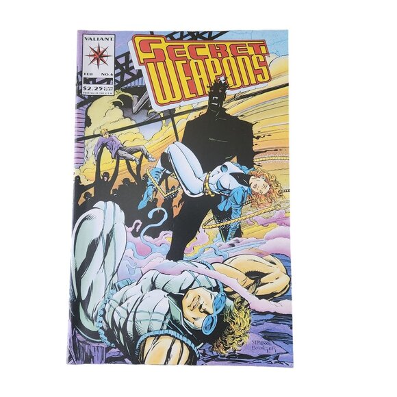 Valiant Secret Weapons #6 1993 Comic Book Collector Bagged Boarded - Picture 1 of 2
